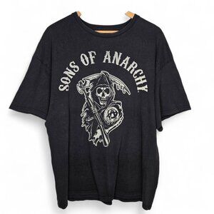 Sons of Anarchy Road Gear Shirt Men's Skull Reaper Graphic Motorcycle Club XXL